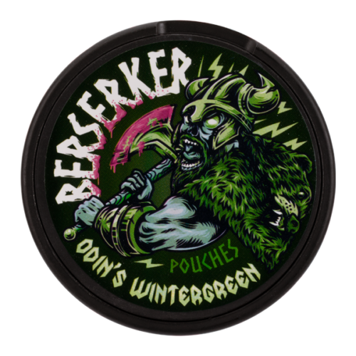 Odin's Wintergreen BERSERKER Caffeine Pouches Odin's Wintergreen BERSERKER Caffeine Pouches