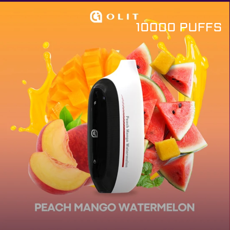 OLIT PEACH MANGO WATERMELON -10000 PUFFS OLIT PEACH MANGO WATERMELON -10000 PUFFS