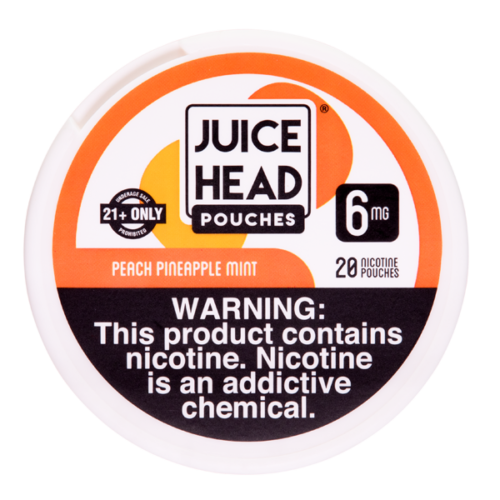 Peach Pineapple Mint Juice Head Pouches
