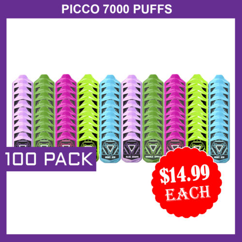 PICCO 7000 PUFFS - 100 PACK