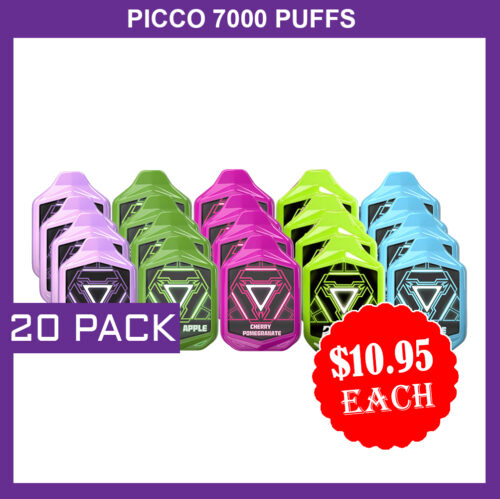 PICCO 7000 PUFFS - 20 PACK