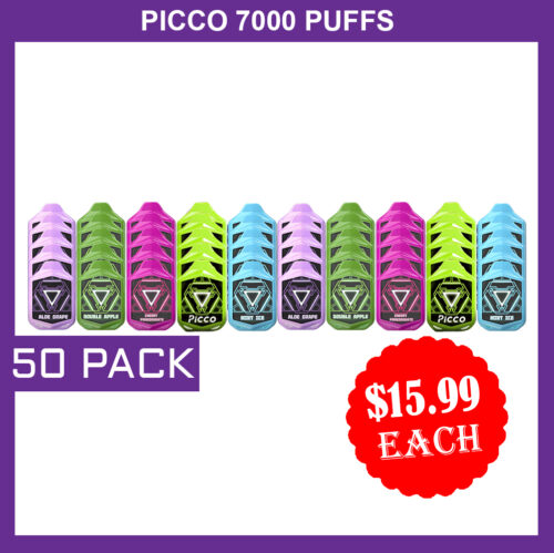 PICCO 7000 PUFFS - 50 PACK
