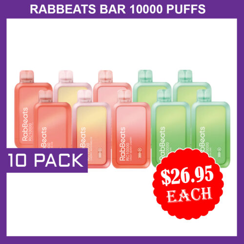 RABBEATS 10000 PUFFS - 10 PACK RABBEATS 10000 PUFFS - 10 PACK
