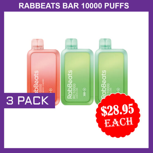 RABBEATS 10000 PUFFS - 3 PACK RABBEATS 10000 PUFFS - 3 PACK
