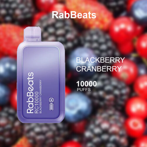 RABBEATS BAR BLACKBERRY CRANBERRY - 10000 PUFFS RABBEATS BAR BLACKBERRY CRANBERRY - 10000 PUFFS