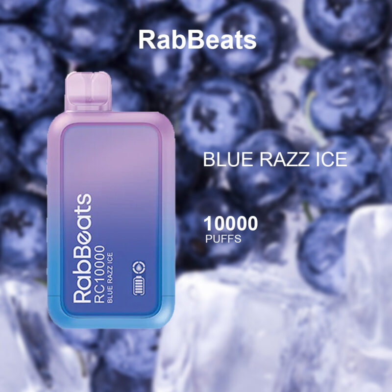RABBEATS BAR BLUE RAZZ ICE - 10000 PUFFS RABBEATS BAR BLUE RAZZ ICE - 10000 PUFFS