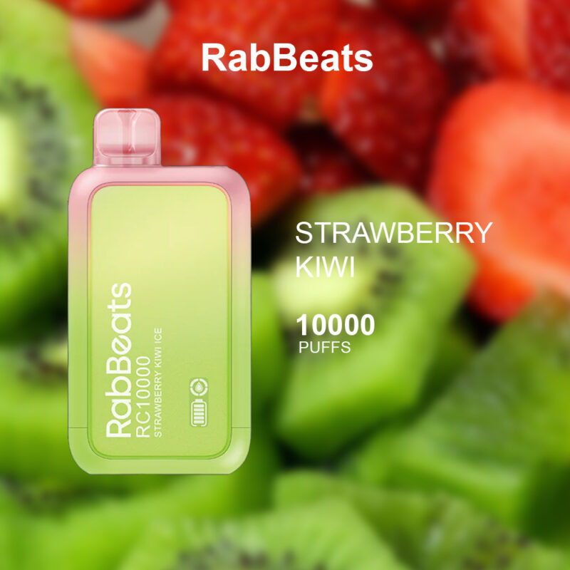 RABBEATS BAR STRAWBERRY KIWI - 10000 PUFFS RABBEATS BAR STRAWBERRY KIWI - 10000 PUFFS