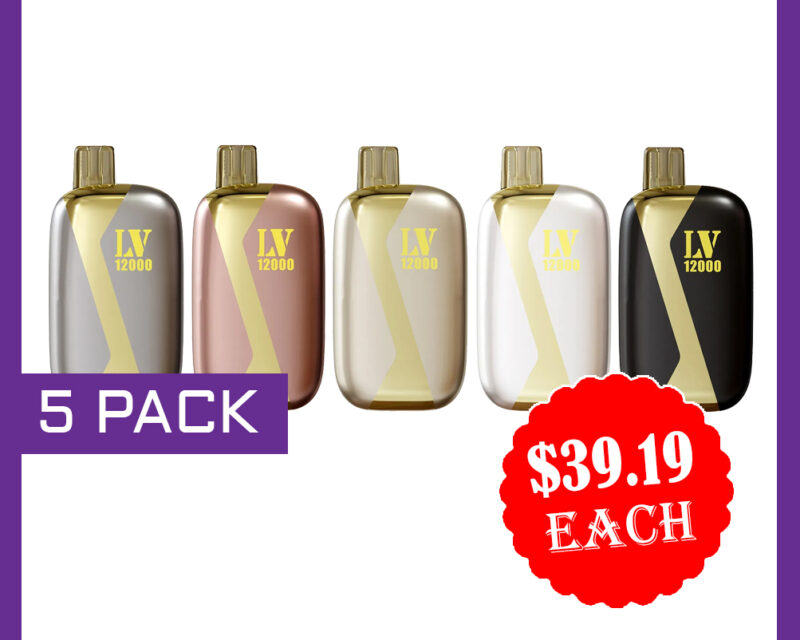 TESS-LV 12000 PUFFS - 5 PACK TESS-LV 12000 PUFFS - 5 PACK