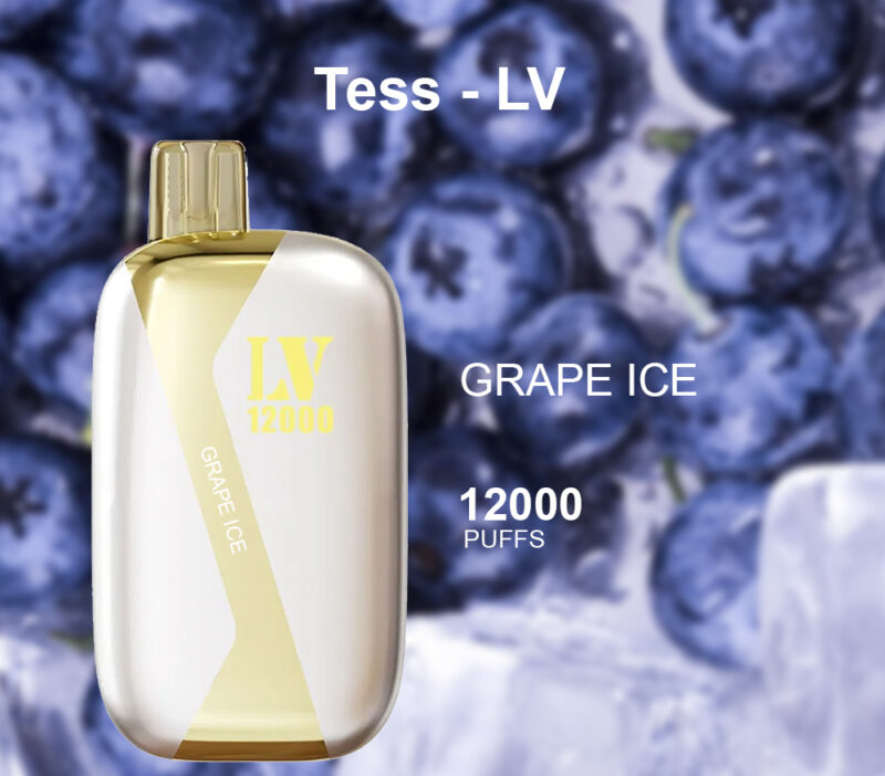 TESS-LV GRAPE ICE - 12000 PUFFS