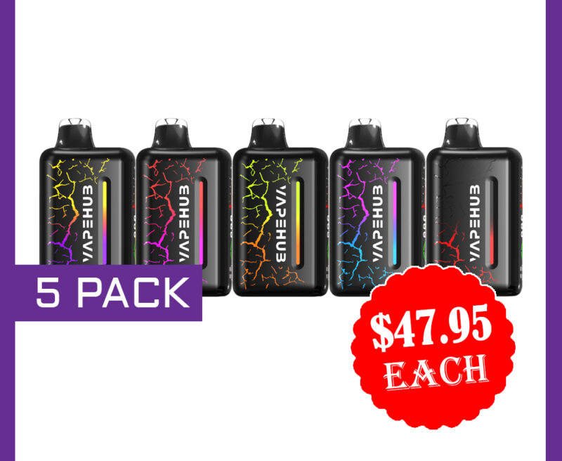 VAPEHUB 20000 PUFFS - 5 PACK
