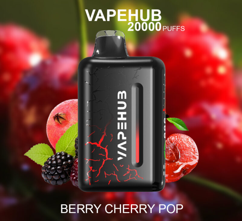VAPEHUB BERRY CHERRY POP - 20000 PUFFS