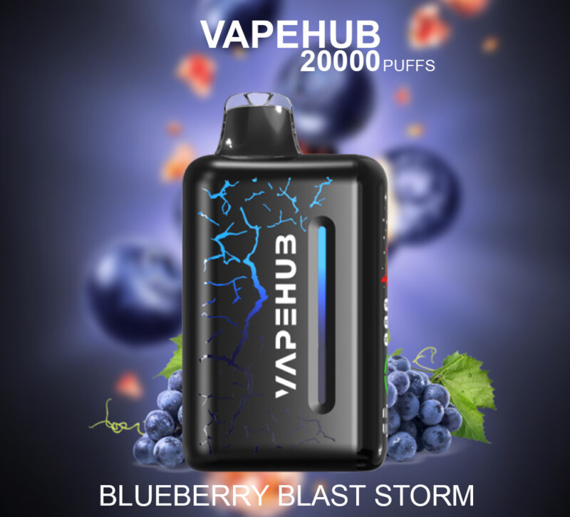 VAPEHUB BLUEBERRY BLAST STORM - 20000 PUFFS