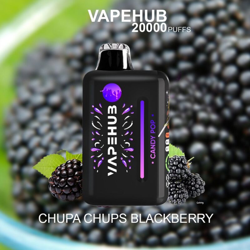 VAPEHUB CHUPA CHUPS BLACKBERRY - 20000 PUFFS