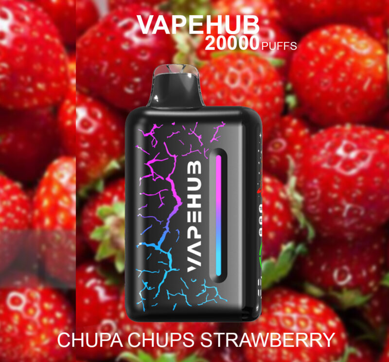 VAPEHUB CHUPA CHUPS STRAWBERRY - 20000 PUFFS