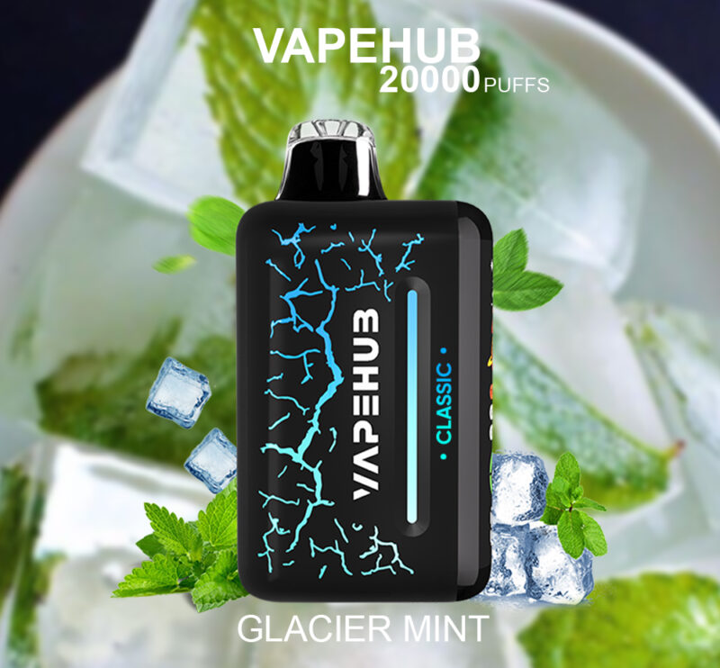 VAPEHUB GLACIER MINT - 20000 PUFFS VAPEHUB GLACIER MINT - 20000 PUFFS