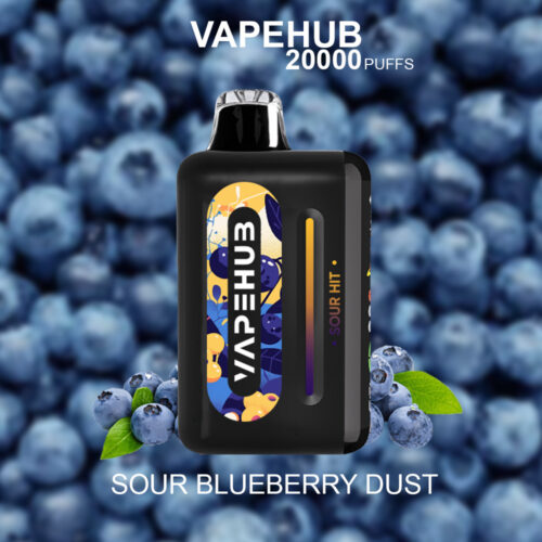 VAPEHUB SOUR BLUEBERRY DUST - 20000 PUFFS