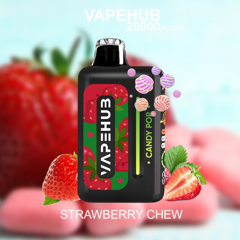 VAPEHUB STRAWBERRY CHEW - 20000 PUFFS
