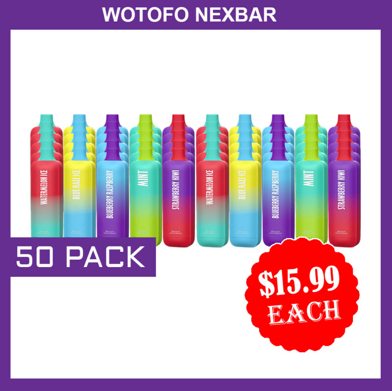 WOTOFO NEXBAR 7000 PUFFS - 50 PACK