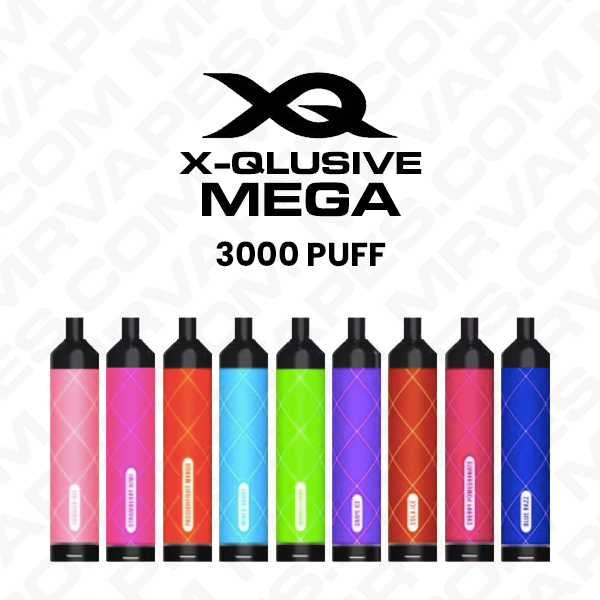 X-QLUSIVE MEGA – 3600 PUFFS – 50 PACK