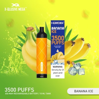 X-QLUSIVE MEGA BANANA ICE – 3500 PUFFS | IGET Australia