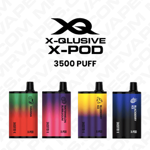 X-QLUSIVE X-POD – 3800 PUFFS – 50 PACK | IGET Australia