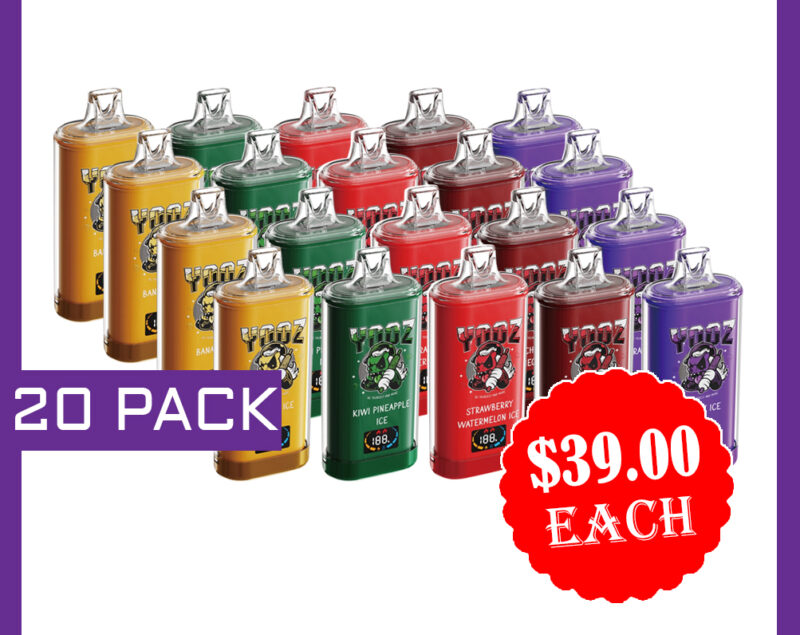 YOOZ ULTRA - 15000 PUFFS - 20 PACK